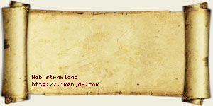 Jovana Mišović vizit kartica